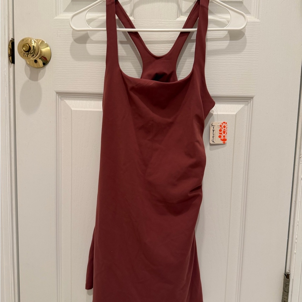 FP Movement by Free People Burgundy Mini Dress